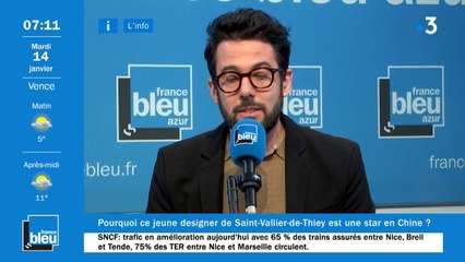 Un azuréen star en Chine car il a dessiné des Lego - Jonathan Brunn invité de France Bleu Azur Matin