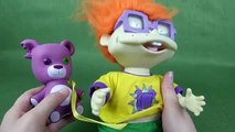 RARE Rugrats In Paris Cheer Up Chuckie Talking and Crying Doll Plush Waa Waa Teddy Bear Toy Nick Jr