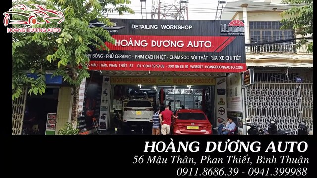 ĐÁNH BÓNG - PHỦ CERAMIC TẠI HOÀNG DƯƠNG AUTO 56 MẬU THÂN, PHAN THIẾT, BÌNH THUẬN