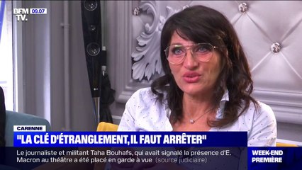"La clé d'étranglement, il faut arrêter." Après la mort de son compagnon, Carenne se bat que cette technique utilisée par la police s'arrête