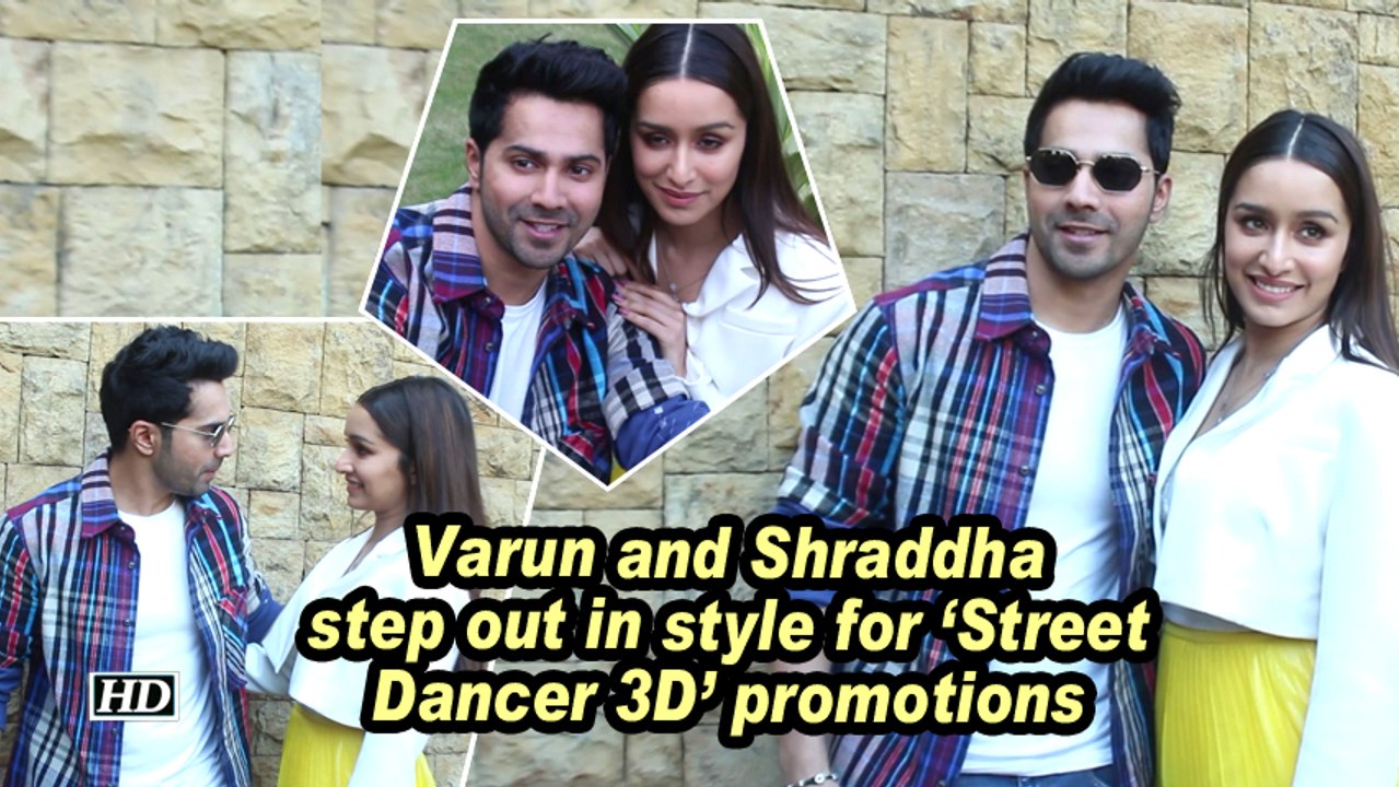 Varun and Shraddha step out in style for 'Street Dancer 3D' promotions