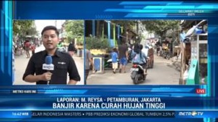Banjir di Petamburan Telah Surut