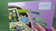 Arshiner Magnetic Puzzle, Easel and Chalk Board Art and Imagination Lap Toy Play Set-