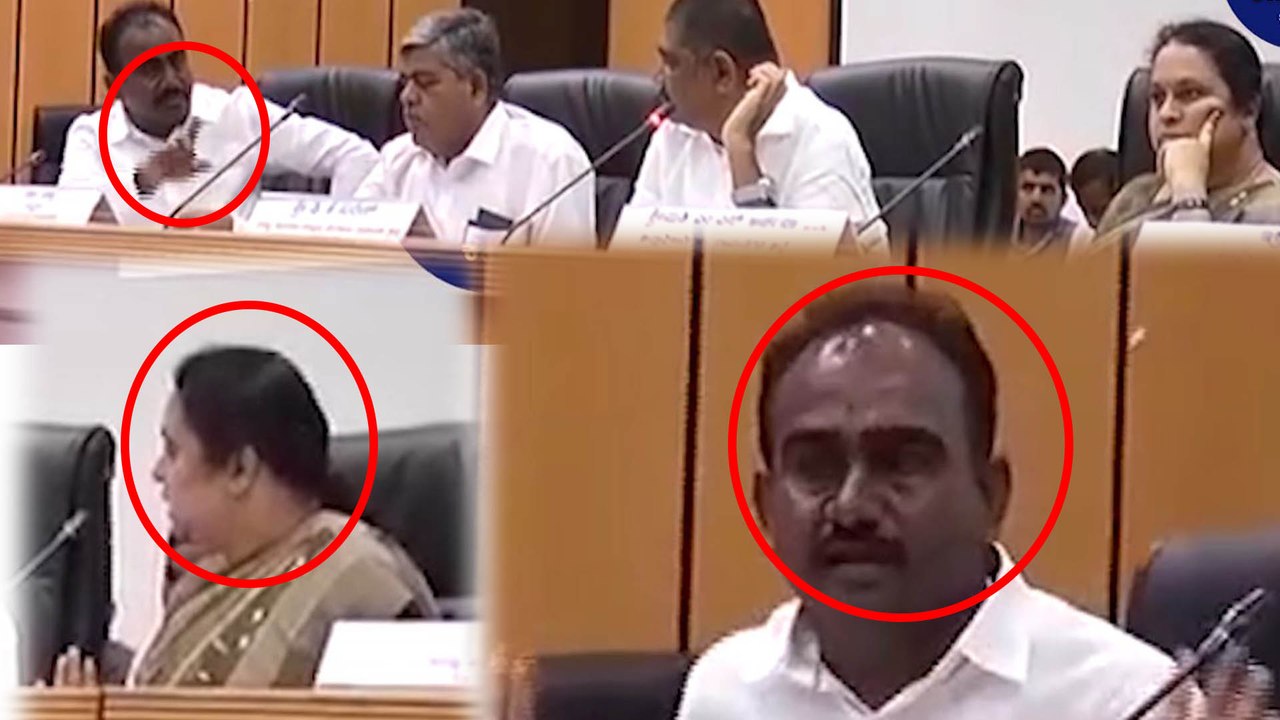 Ramanagara MLA A Manjunath and DC Archana were...
