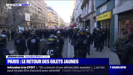 Nouvelle manifestation des gilets jaunes à Paris