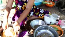Amazing beautiful girl grilled chicken At home - how to cooking at Cambodia