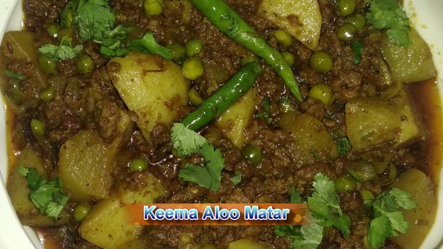 Keema Aloo Matar | Minced Meat with Peas and Potatoes