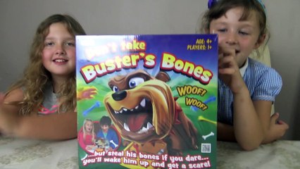 Sophia e Isabella Jogando Buster´s Bones O Jogo Divertido