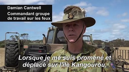 L’armée australienne vient en aide aux agriculteurs touchés par les incendies