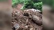 Deslizamento atinge casa e bloqueia estrada em Cachoeirinha, Alfredo Chaves