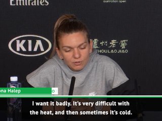 Halep 'badly' wants maiden Australian Open crown