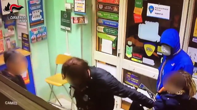 Roma - Rapina ricevitoria sulla Prenestina, arrestato (17.01.20)