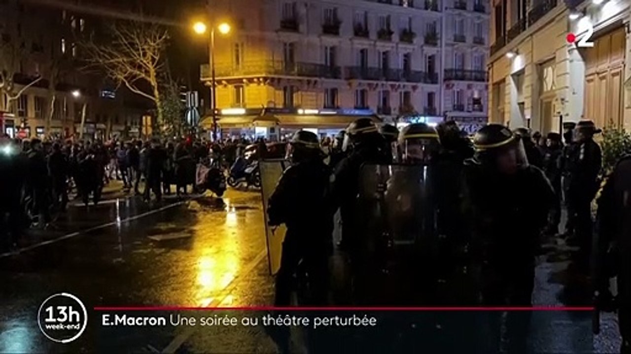 Emmanuel Macron : une soirée au théâtre très perturbée
