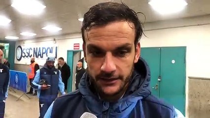 Napoli - Lazio, Parolo in zona mista