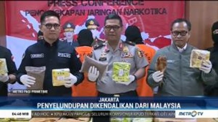 Penyelundup Narkotika dari Malaysia Ditangkap