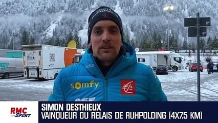 Biathlon : "Un message fort avant les Mondiaux" espère Desthieux après la victoire des Bleus