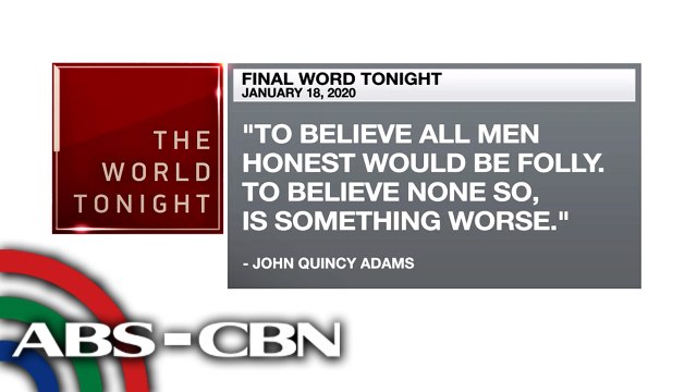 Final Word - January 18, 2020 | ANC