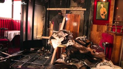 حريق يلتهم أشهر مطعم فى باريس.. يتردد عليه الرئيس الفرنسى