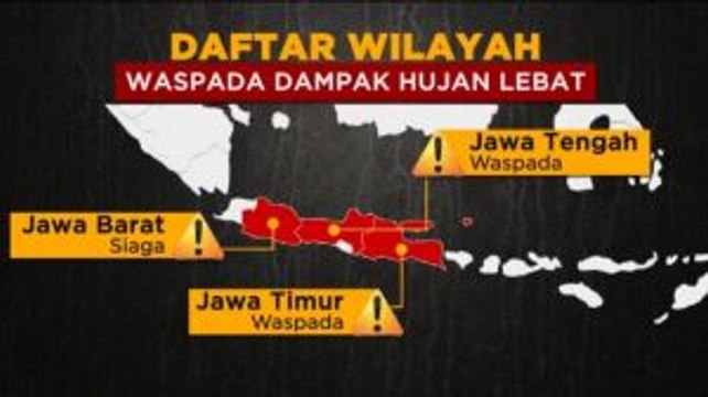 Waspada Dampak Hujan Lebat di Sejumlah Wilayah Ini
