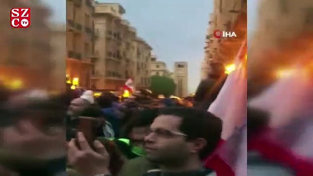 Lübnan’da protestocularla polis arasında arbede