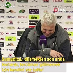 Sumudica, düşmekten son anda kurtardı...