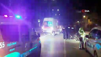 Kontrolden çıkan otomobil takla attı