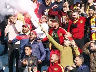 صور الشوط الأول من كلاسيكو البطولة التونسية ⚽‎ — à Stade olympique de Radès.
