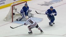 Kubalik bats Toews feed out of mid-air for unreal goal