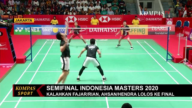 Ahsan - Hendra Lolos ke Final, All Indonesian Final Tercipta di Indonesia Masters 2020