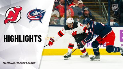 NHL Highlights | Devils @ Blue Jackets 1/18/20