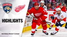 NHL Highlights | Panthers @ Red Wings 1/18/20