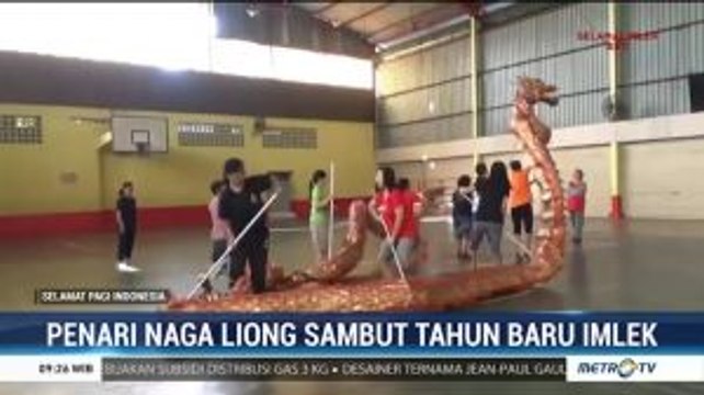 Intip Persiapan Penari Naga Liong Jelang Tahun Baru Imlek
