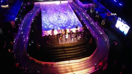 Sömestr tatilinde öğrenciler Buzfest’e akın etti