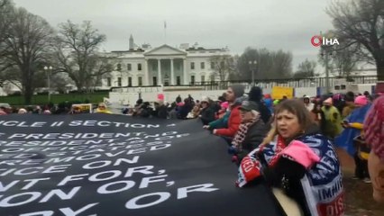 - ABD’de binlerce kadından Trump karşıtı gösteri