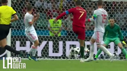 Cristiano Ronaldo's Dramatic Last Minute Goal! - 2018 World Cup Portugal vs Spain Highlight