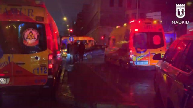 Un turismo atropella a una pareja y sus dos hijos, de 20 meses y 4 años, en Madrid