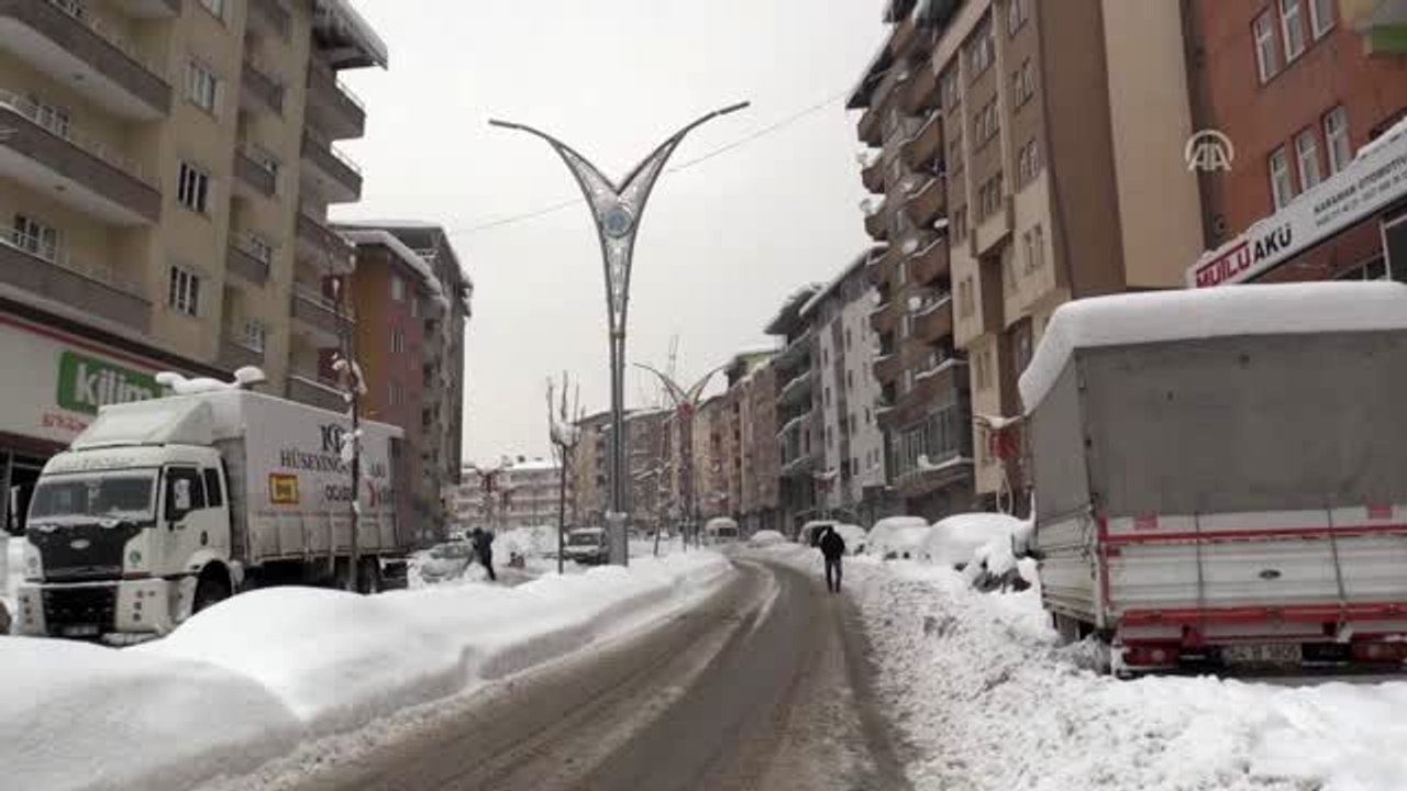 Kar yağışı yaşamı olumsuz etkiliyor