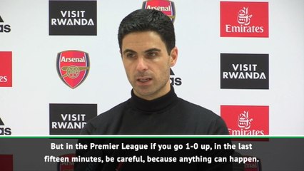 One goal is never enough - Arteta