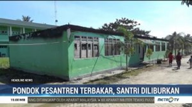 Pascakebakaran, Santri Ponpes Al Ikhlas Lampoko Polman Diliburkan