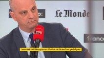 Jean-Michel Blanquer, ministre de l'Éducation nationale : 