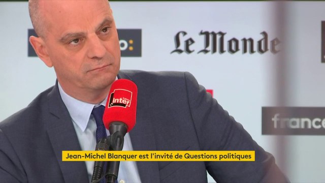 Jean-Michel Blanquer, ministre de l'Éducation nationale : On a des dérapages, qui ne sont pas acceptables en démocratie, mais il faut aussi voir les causes : une stratégie de violence de certains secteurs ultra-minoritaires, qui ont choisi cela.