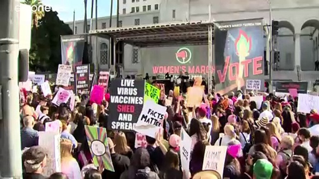 Tausende beim Frauenmarsch in den USA