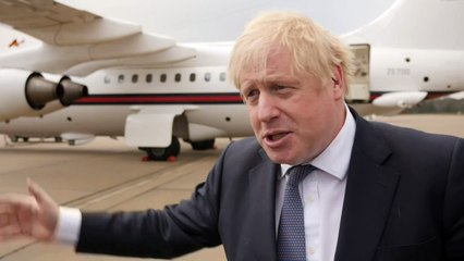 Boris wishes Harry and Meghan well at conference on Libya