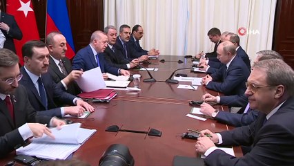 Cumhurbaşkanı Erdoğan ile Putin Berlin'de Bir Araya Geldi