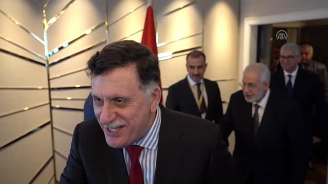 Cumhurbaşkanı Erdoğan, Libya Ulusal Mutabakat Hükümeti Başbakanı Serrac ile görüştü