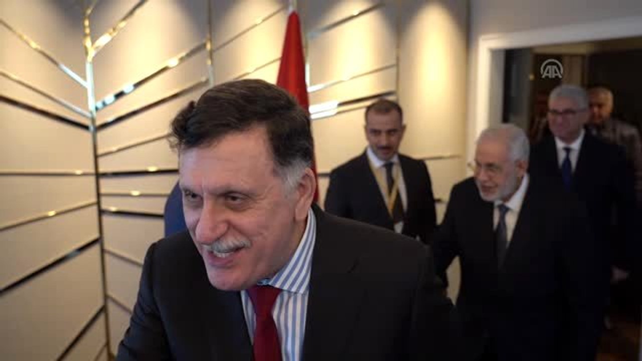 Cumhurbaşkanı Erdoğan, Libya Ulusal Mutabakat Hükümeti Başbakanı Serrac ile görüştü