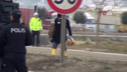 Boş arazide bulunan bilye ile güçlendirilmiş patlayıcı imha edildi