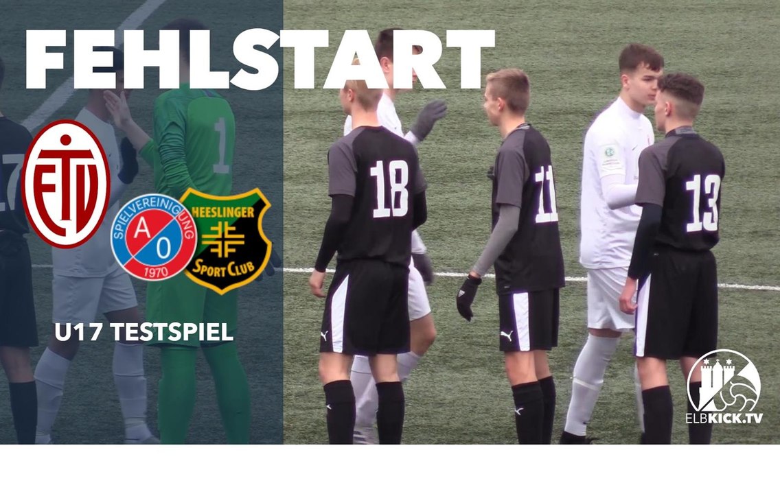 Niedersachsen-Pressing und Torwartfehler machen es dem ETV schwer | Eimsbütteler TV U17 - JFV A/O Heeslingen U17 (Testspiel)
