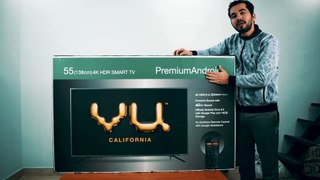 Vu 55 inch Premium Android TV Unboxing & Review | 55 OA |  #thereviewvoyage