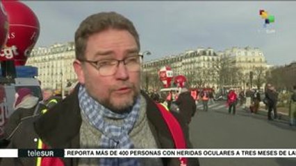 Miles marchan en Francia contra la reforma jubilatoria de Macron